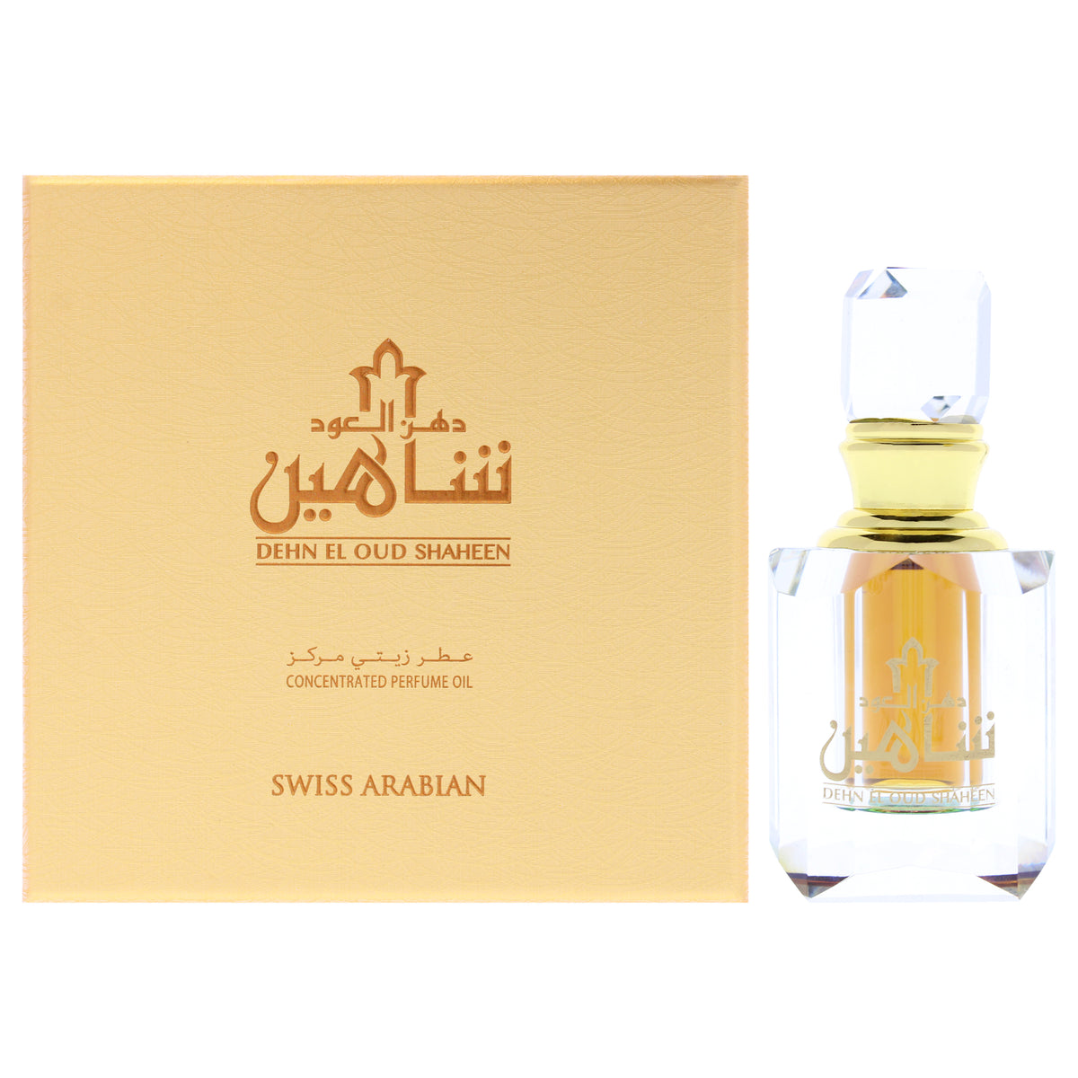 Dehn EL Oud Shaheen by Swiss Arabian for Unisex - 0.2 oz Concentrated Perfume Oil