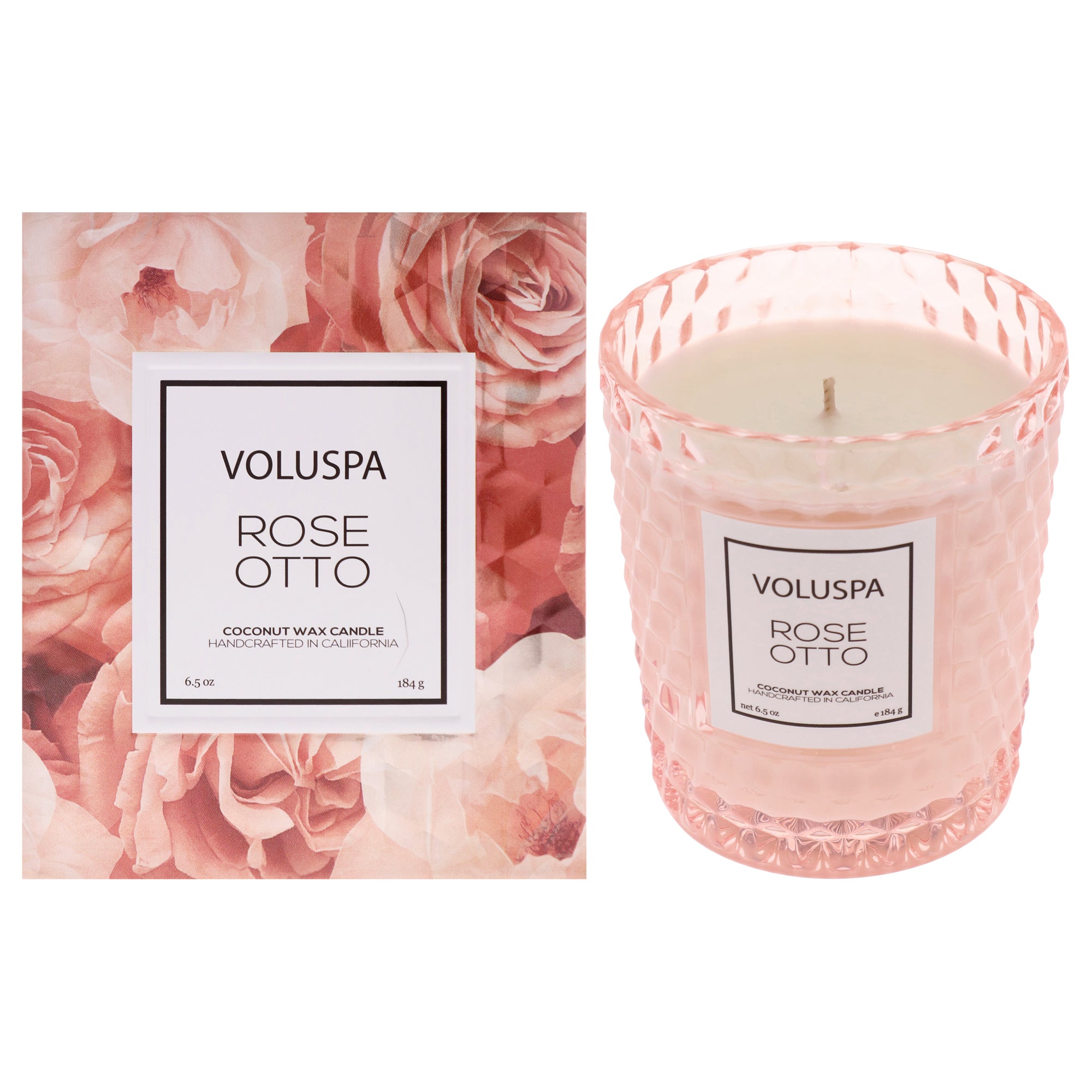 Roses Collection Classic - Rose Otto by Voluspa for Unisex - 6.5 oz Candle