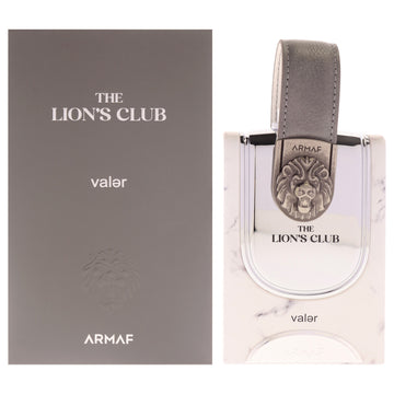 The Lions Club - Valer by Armaf for Men - 3.4 oz EDP Spray