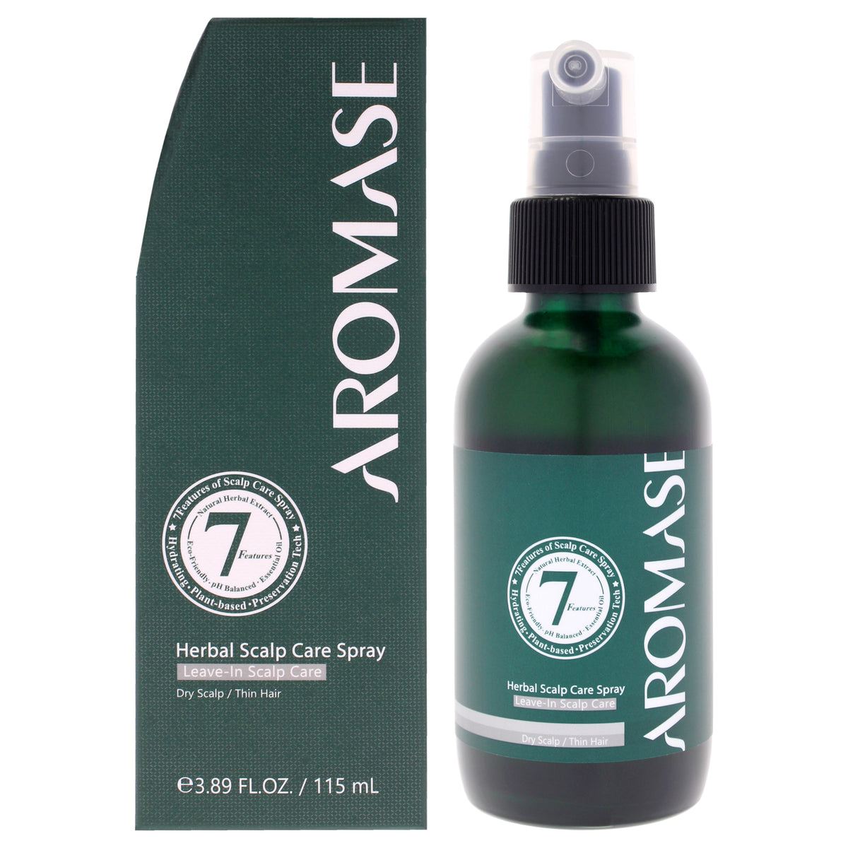Herbal Scalp Care Spray by Aromase for Unisex - 3.89 oz Hair Spray