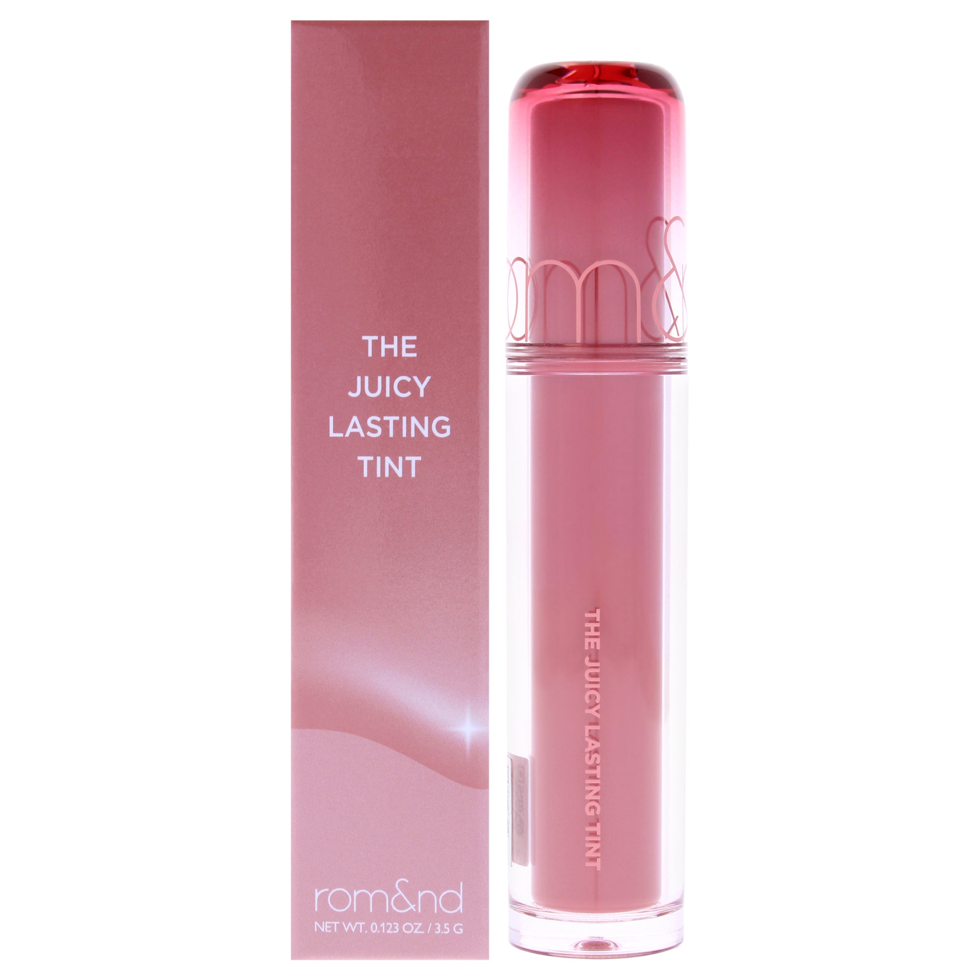 The Juicy Lasting Tint - 14 Almond Rose by Rom&nd for Women - 0.12 oz Lip Gloss
