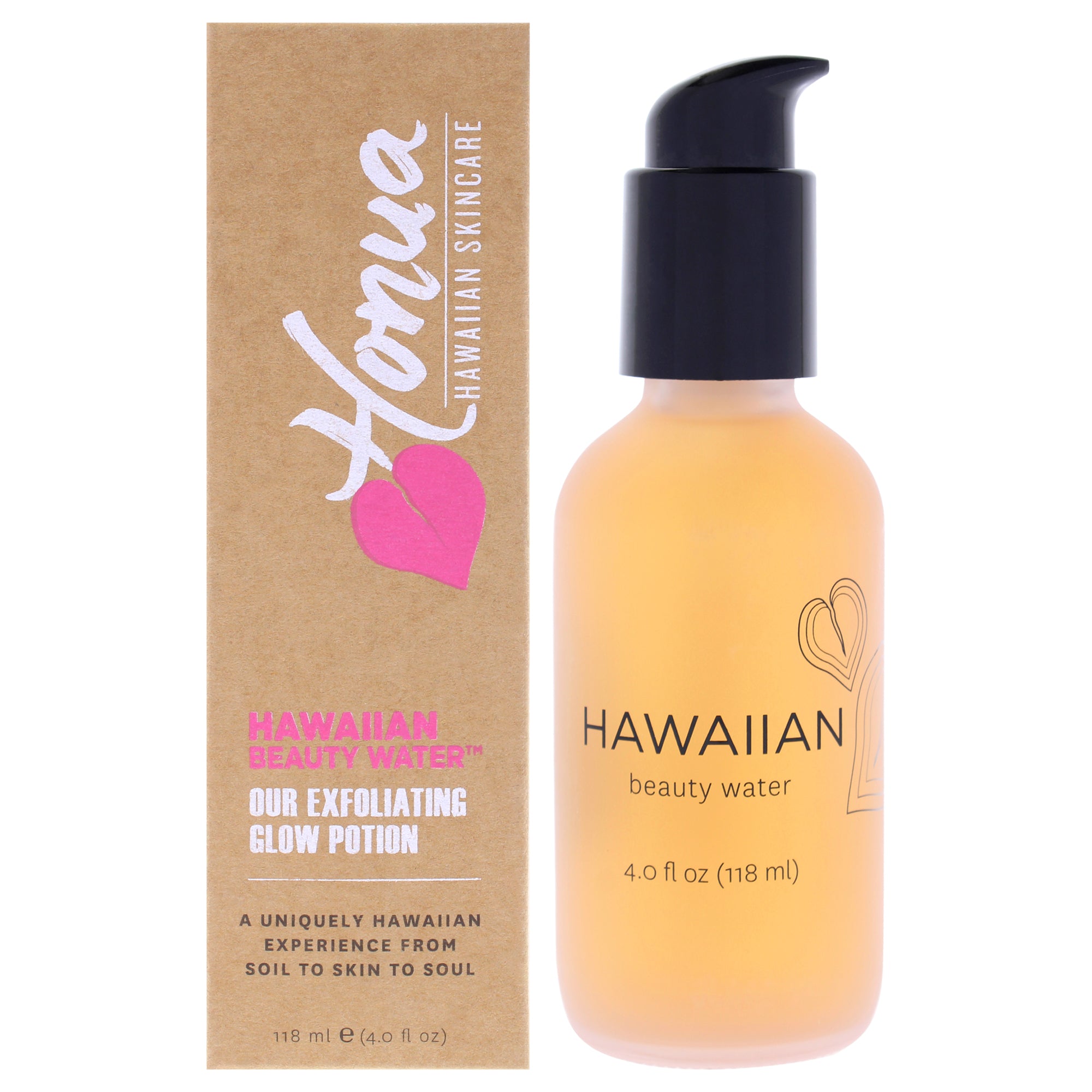 Hawaiian Beauty Water by Honua Hawaiian Skincare for Unisex - 4 oz Toner