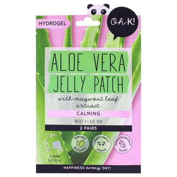 Hydrogel Jelly Patch - Aloe Vera by Oh K! for Unisex - 2 Pair Patches