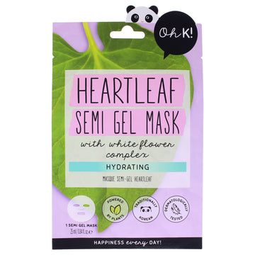 Semi Gel Sheet Mask - Heartleaf by Oh K! for Unisex - 1 Pc Mask