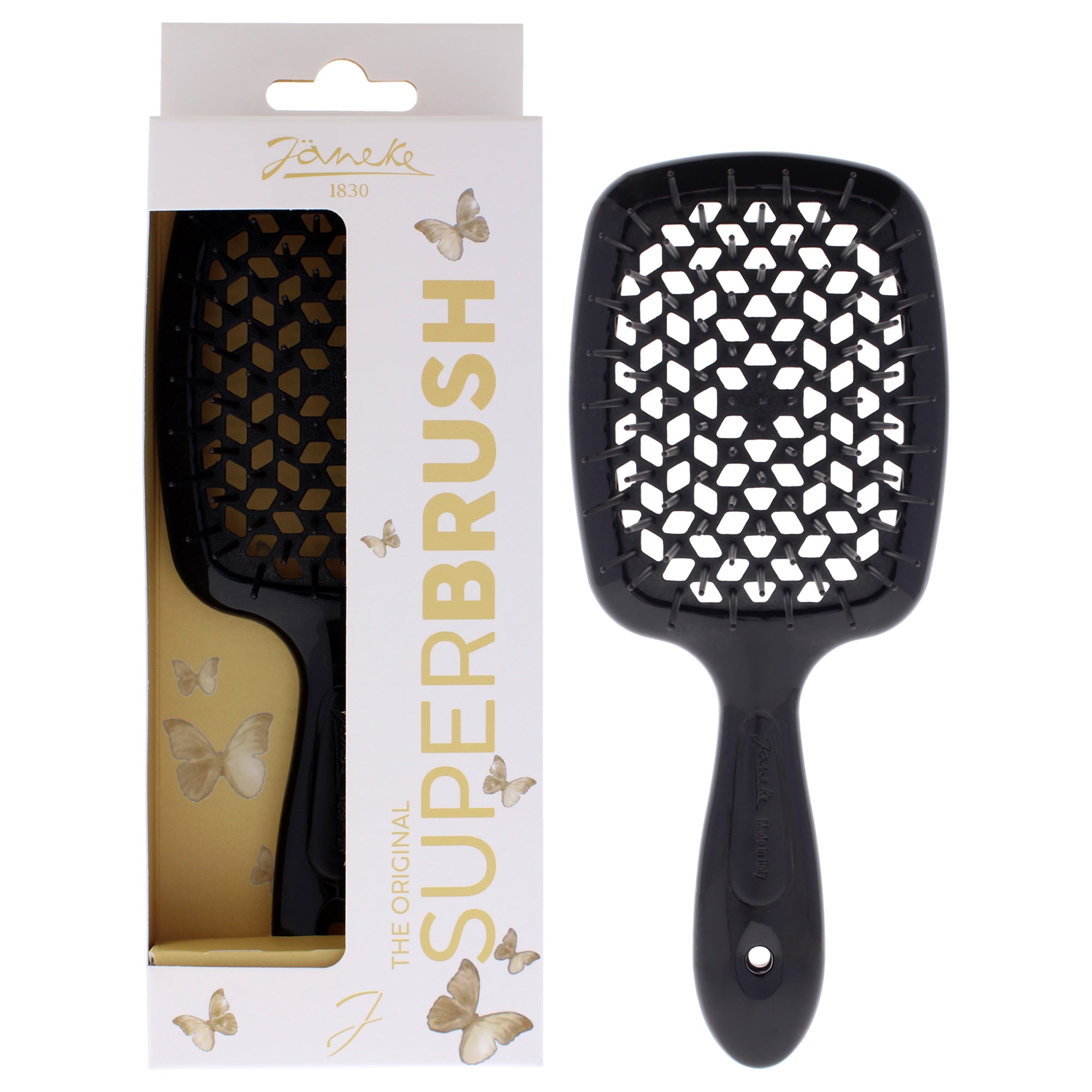 Superbrush - Carbon by Janeke for Unisex - 1 Pc Hair Brush