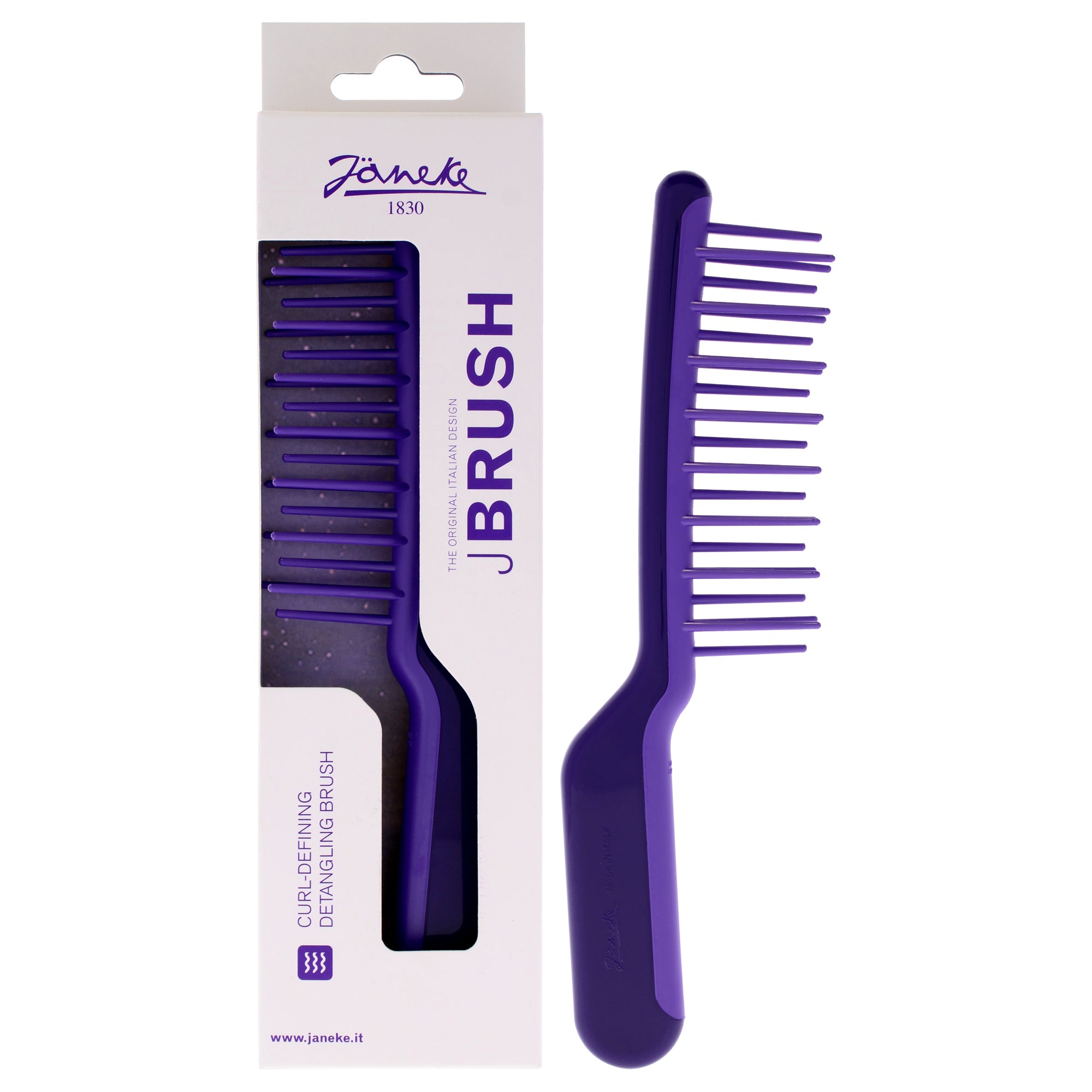 J Brush - Purple by Janeke for Unisex - 1 Pc Hair Brush