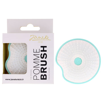 Pomme Compact brush - Turquoise by Janeke for Unisex - 1 Pc Hair Brush