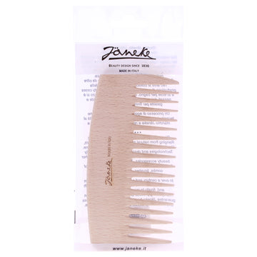 Wide Teeth Wooden Comb by Janeke for Unisex - 1 Pc Comb