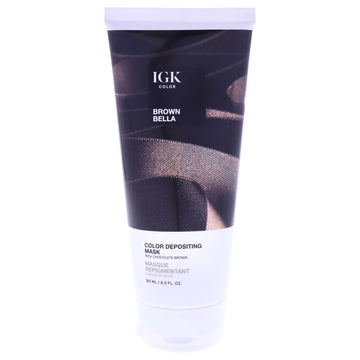 Color Depositing Hair Mask - Brown Bella by IGK for Women - 6 oz Mask