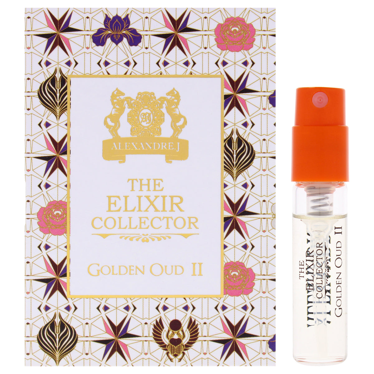 The Collector Elixir Collection - Golden Oud II by Alexandre.J for Unisex - 2 ml EDP Spray Vial