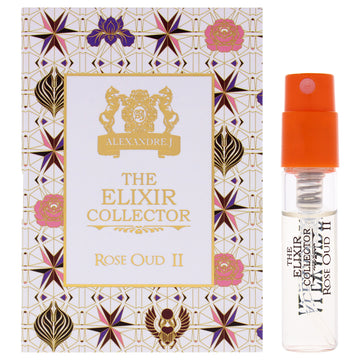 The Collector Elixir Collection - Rose Oud II by Alexandre.J for Unisex - 2 ml EDP Spray Vial