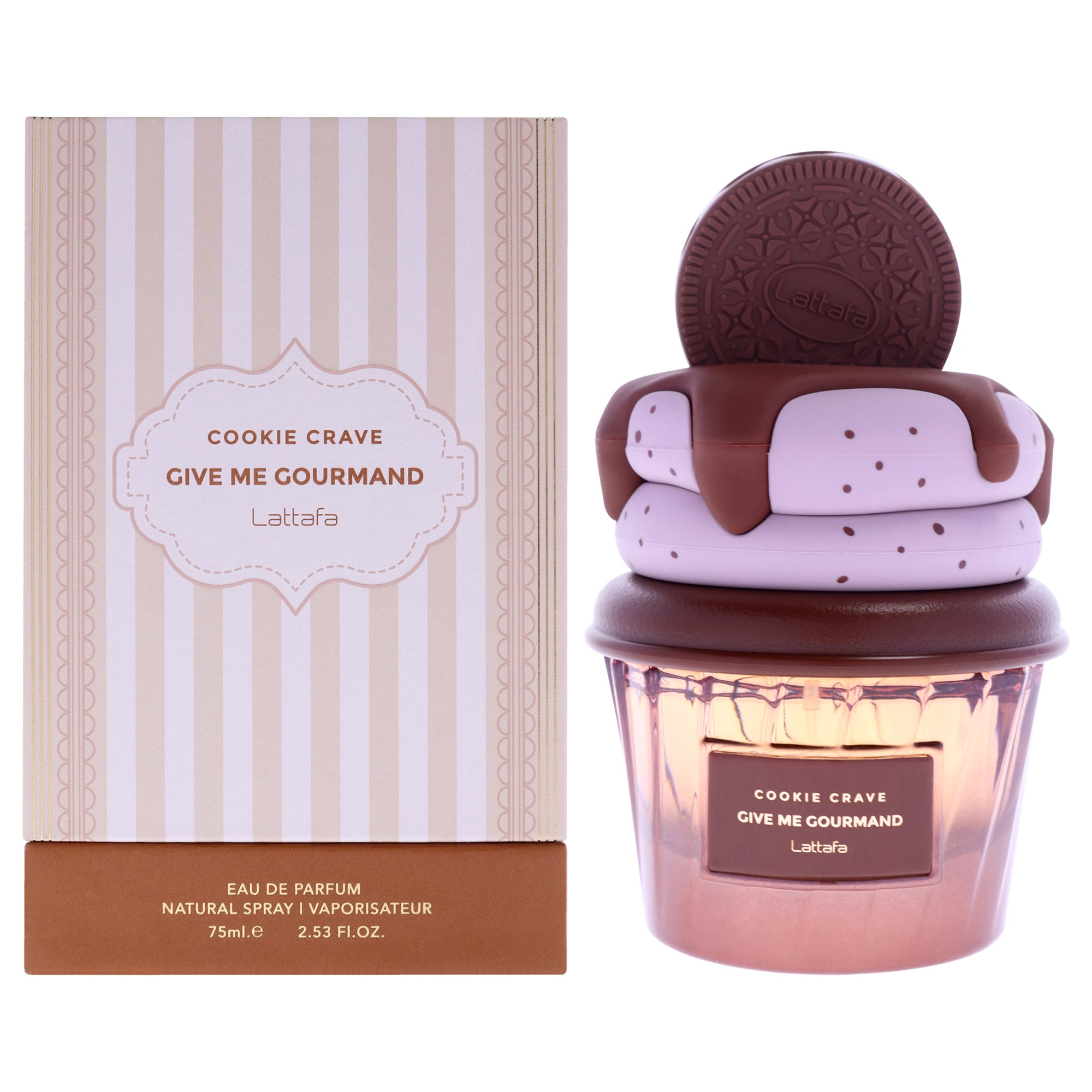 Give Me Gourmand - Cookie Crave by Lattafa for Unisex - 2.53 oz EDP Spray