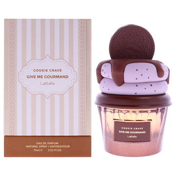 Give Me Gourmand - Cookie Crave by Lattafa for Unisex - 2.53 oz EDP Spray