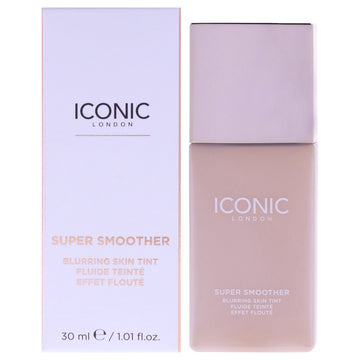 Super Smoother Blurring Skin Tint - Warm Fair by Iconic London for Women - 1.01 oz Makeup