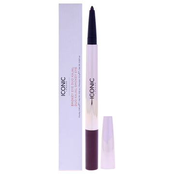 Smokey Eye Duo Kajal Eyeliner - Spiced Plum by Iconic London for Women -0.027oz Eyeliner
