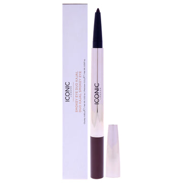 Smokey Eye Duo Kajal Eyeliner - Chocolate Brown by Iconic London for Women - 0.027 oz Eyeliner