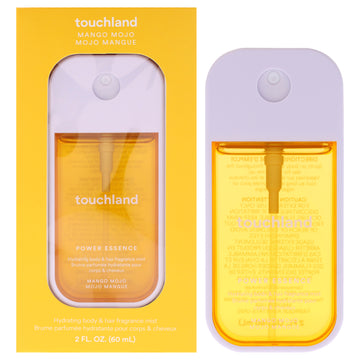 Power Essence Hydrating Body and Hair Fragrance Mist - Mango Mojo by Touchland for Unisex - 2 oz Fragrance Mist