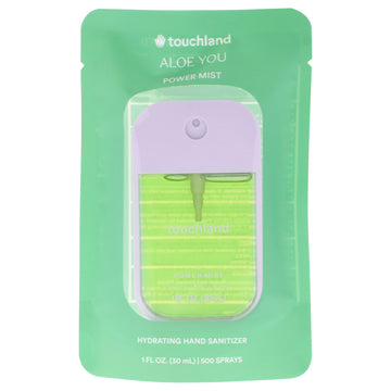 Power Mist Hydrating Hand Sanitizer - Aloe You by Touchland for Unisex - 1 oz Hand Sanitizer