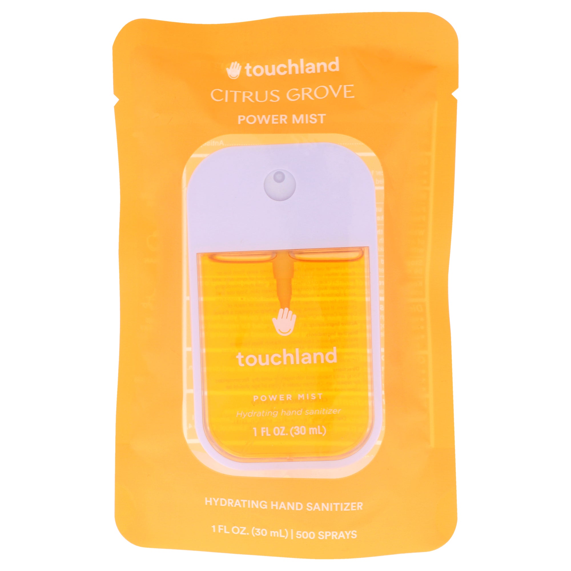 Power Mist Hydrating Hand Sanitizer - Citrus Grove by Touchland for Unisex - 1 oz Hand Sanitizer