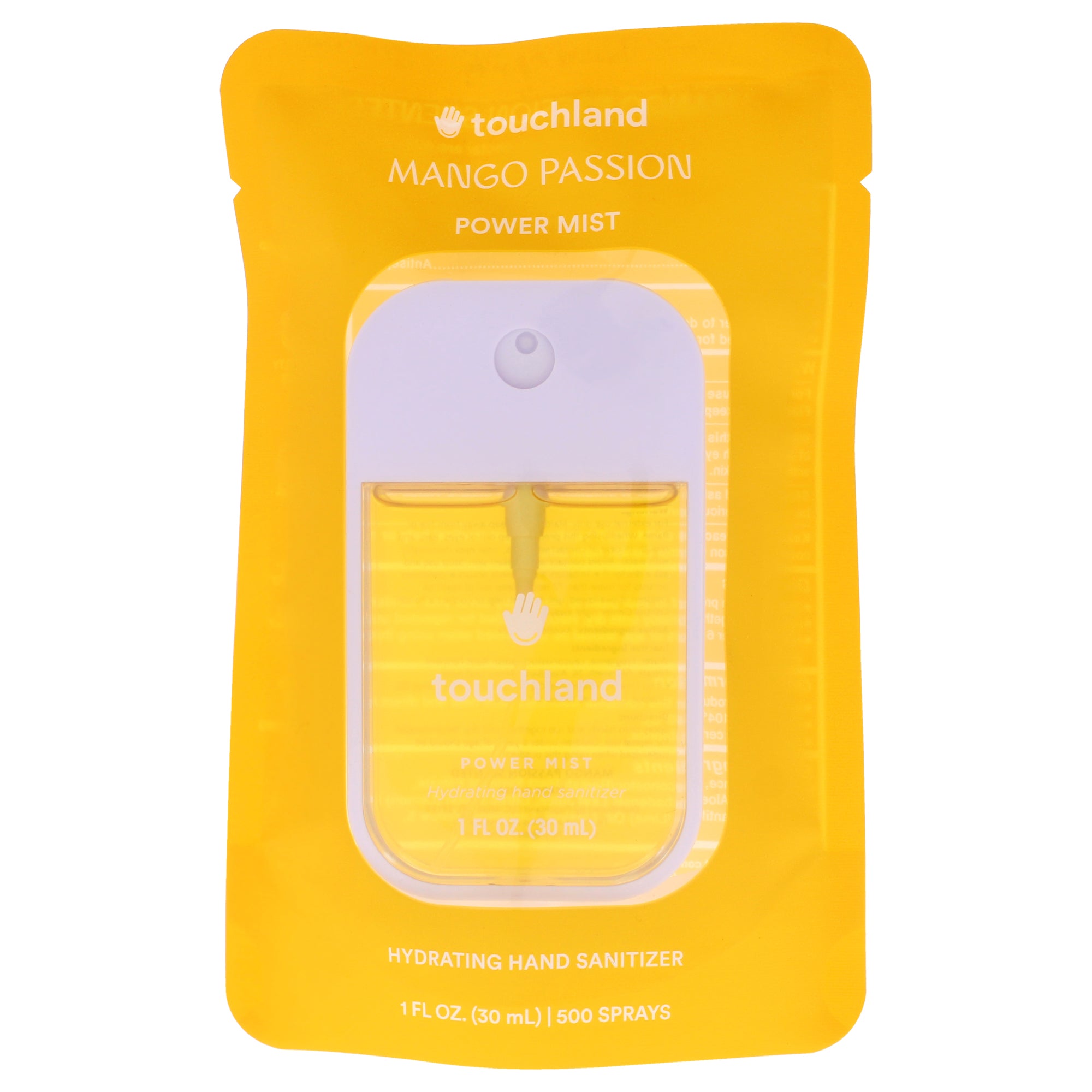 Power Mist Hydrating Hand Sanitizer - Mango Passion by Touchland for Unisex - 1 oz Hand Sanitizer
