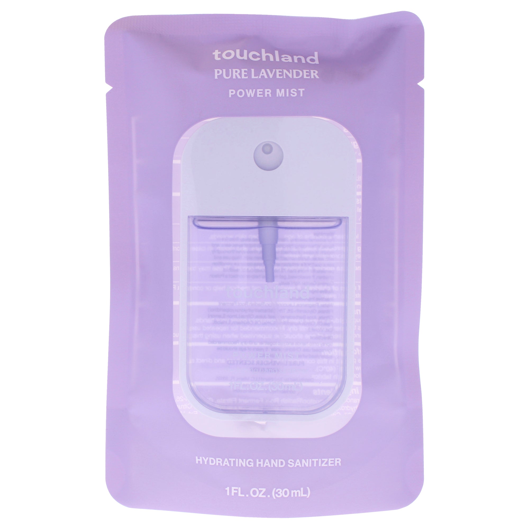 Power Mist Hydrating Hand Sanitizer - Pure Lavender by Touchland for Unisex - 1 oz Hand Sanitizer