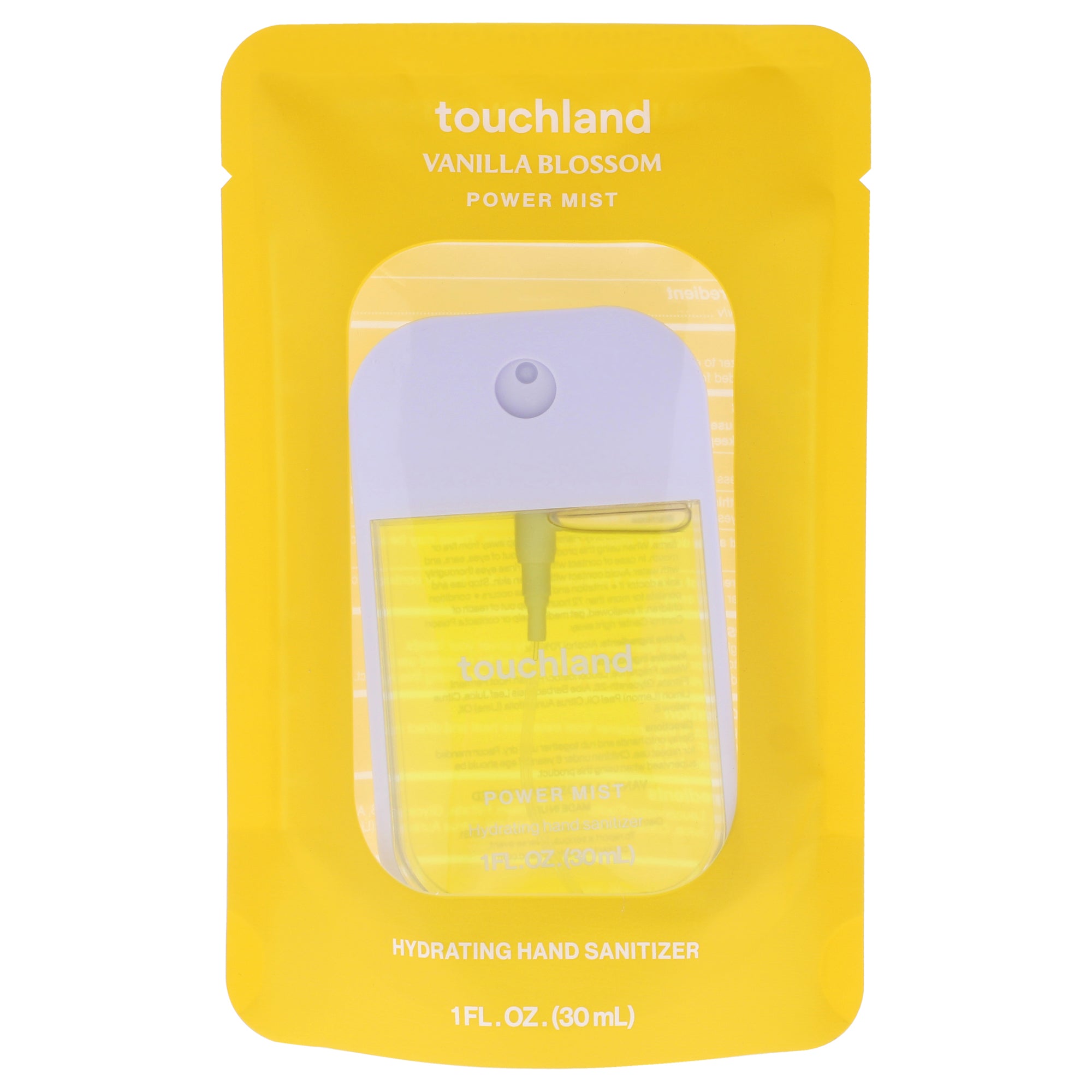 Power Mist Hydrating Hand Sanitizer - Vanilla Blossom by Touchland for Unisex - 1 oz Hand Sanitizer