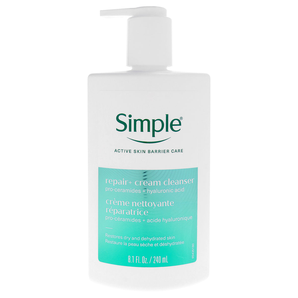 Repair Plus Cream Cleanser by Simple for Unisex - 8.1 oz Cleanser