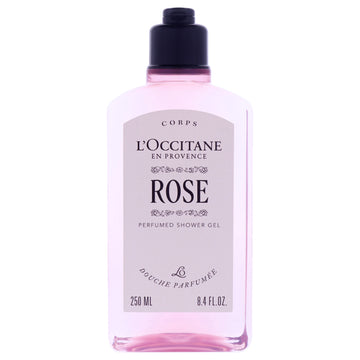 Rose Perfumed Shower Gel by LOccitane for Women - 8.4 oz Shower Gel