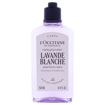 White Lavender Perfumed Shower Gel by LOccitane for Women - 8.4 oz Shower Gel