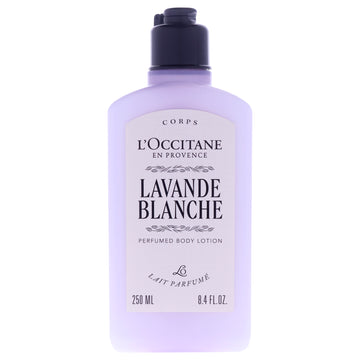 White Lavender Perfumed Body Lotion by LOccitane for Women - 8.4 oz Body Lotion
