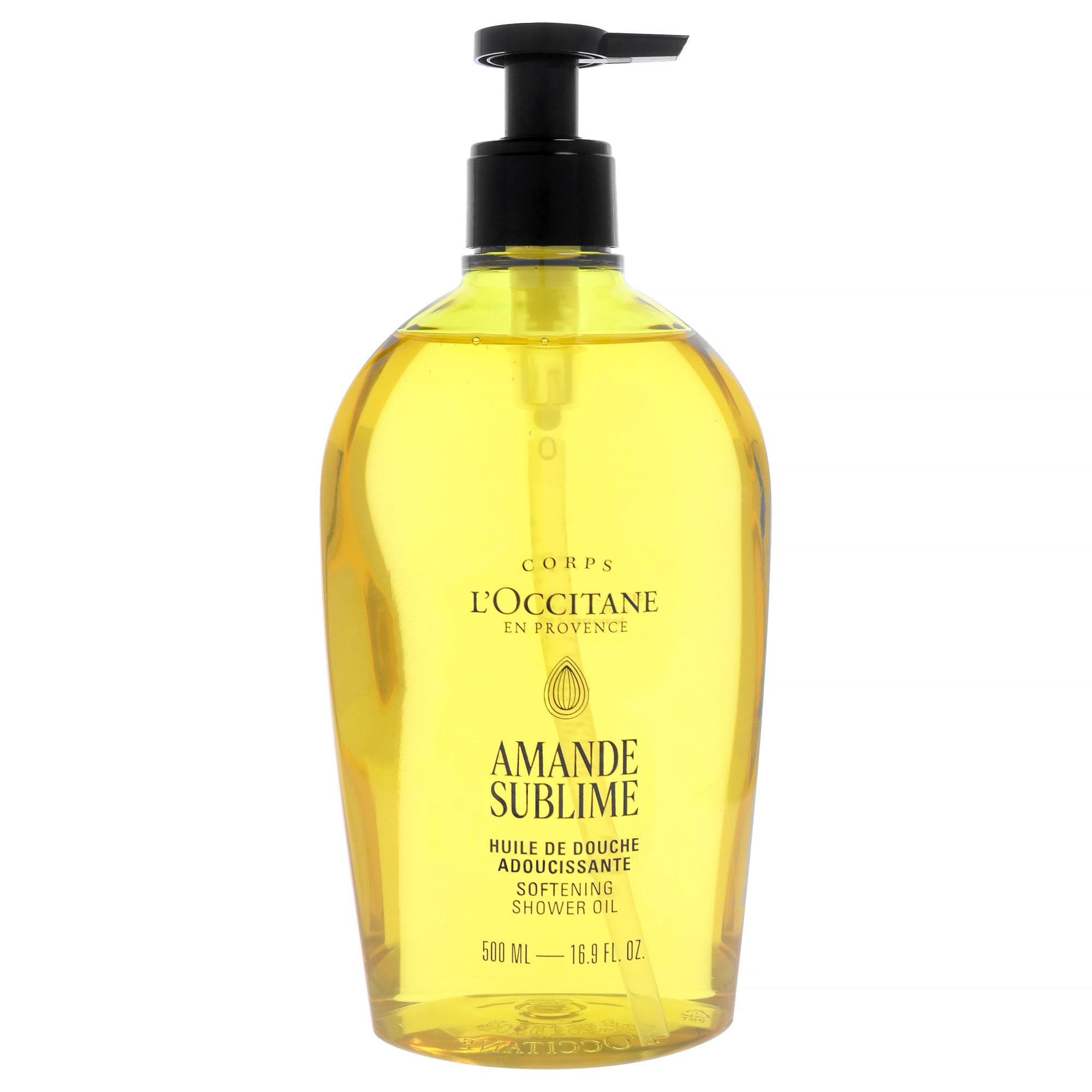 Almond Sublime Softening Shower Oil by LOccitane for Unisex - 16.9 oz Shower Oil