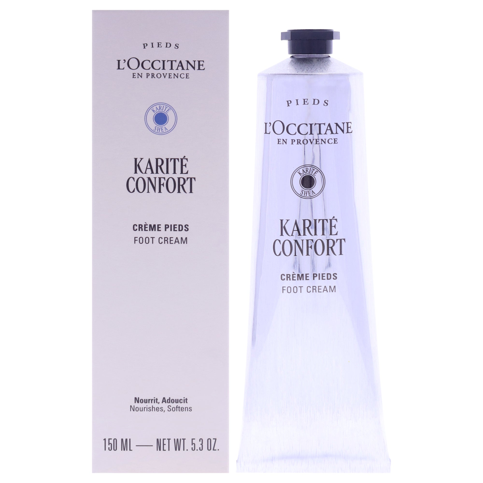Shea Comfort Foot Cream by LOccitane for Unisex - 5.3 oz Cream
