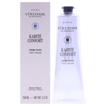 Shea Comfort Foot Cream by LOccitane for Unisex - 5.3 oz Cream