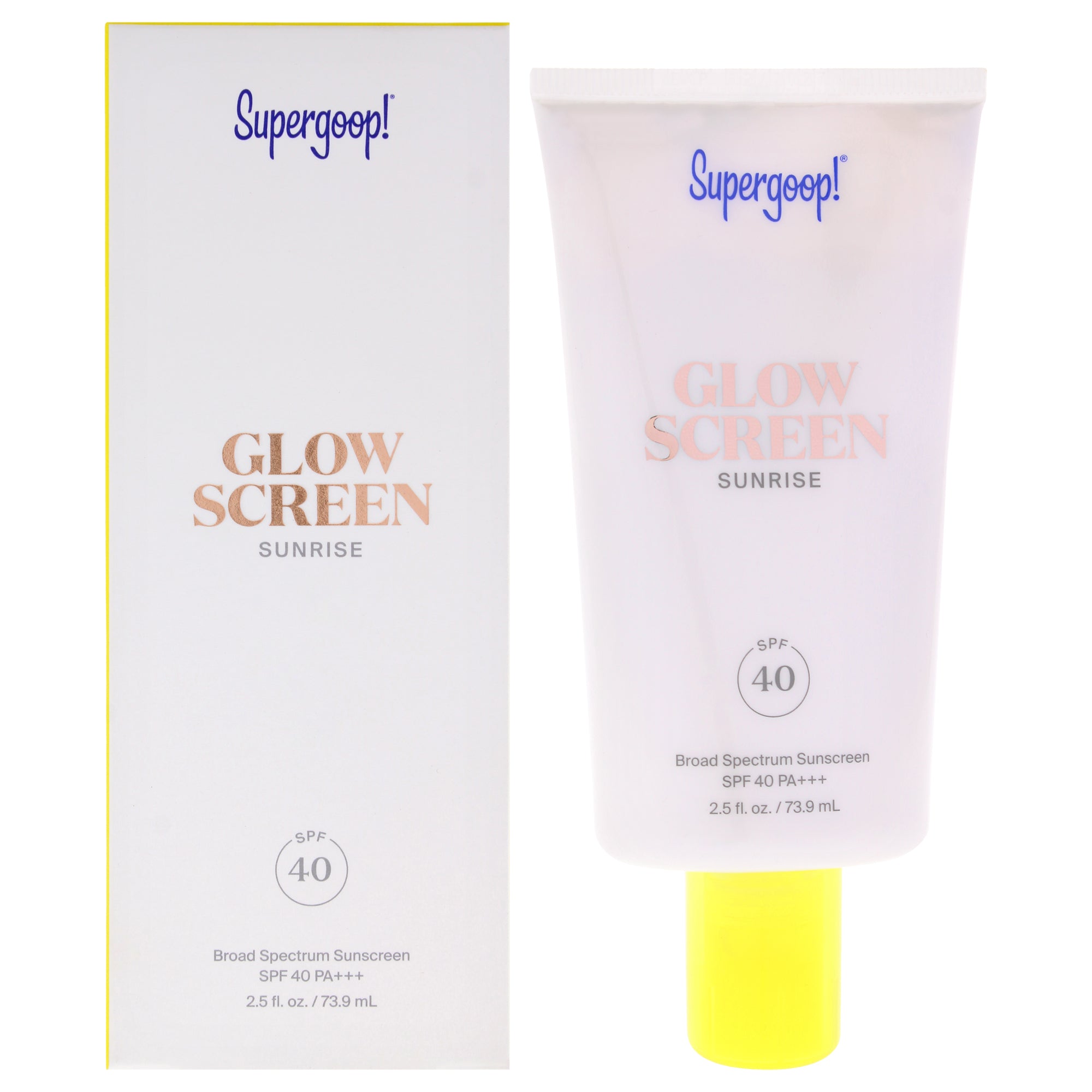 Glowscreen SPF 40 PA Plus - Sunrise by Supergoop for Women - 2.5 oz Sunscreen