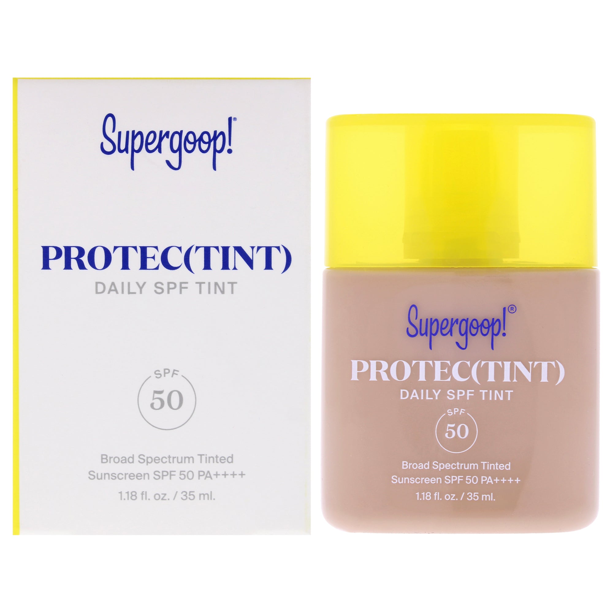 Protect Tint SPF 50 PA Plus - 26W Light-Medium Olive by Supergoop for Women - 1.18 oz Makeup