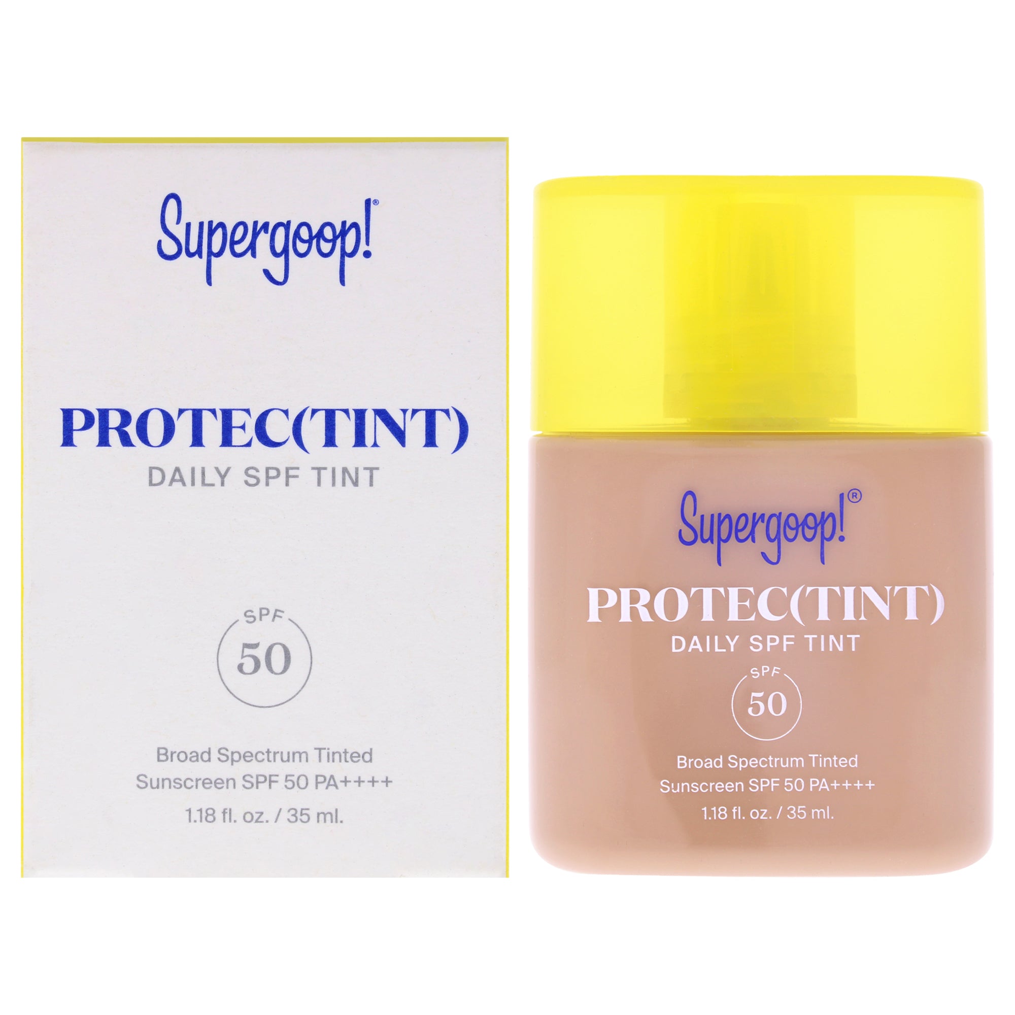 Protect Tint SPF 50 PA Plus - 30W Medium Golden by Supergoop for Women - 1.18 oz Makeup