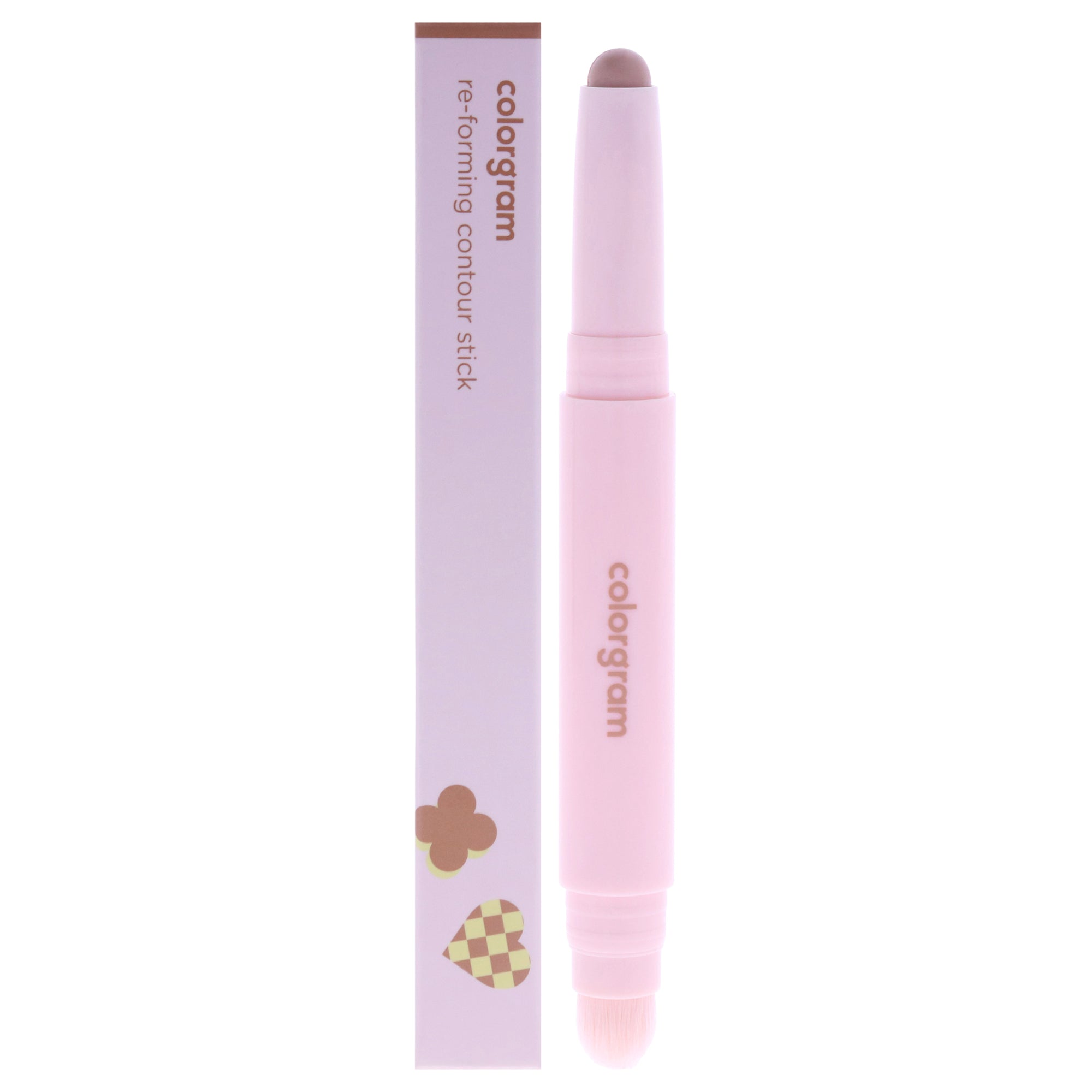 Re-Forming Contour Stick - 01 Warm Tone by Colorgram for Women - 0.045 oz Makeup