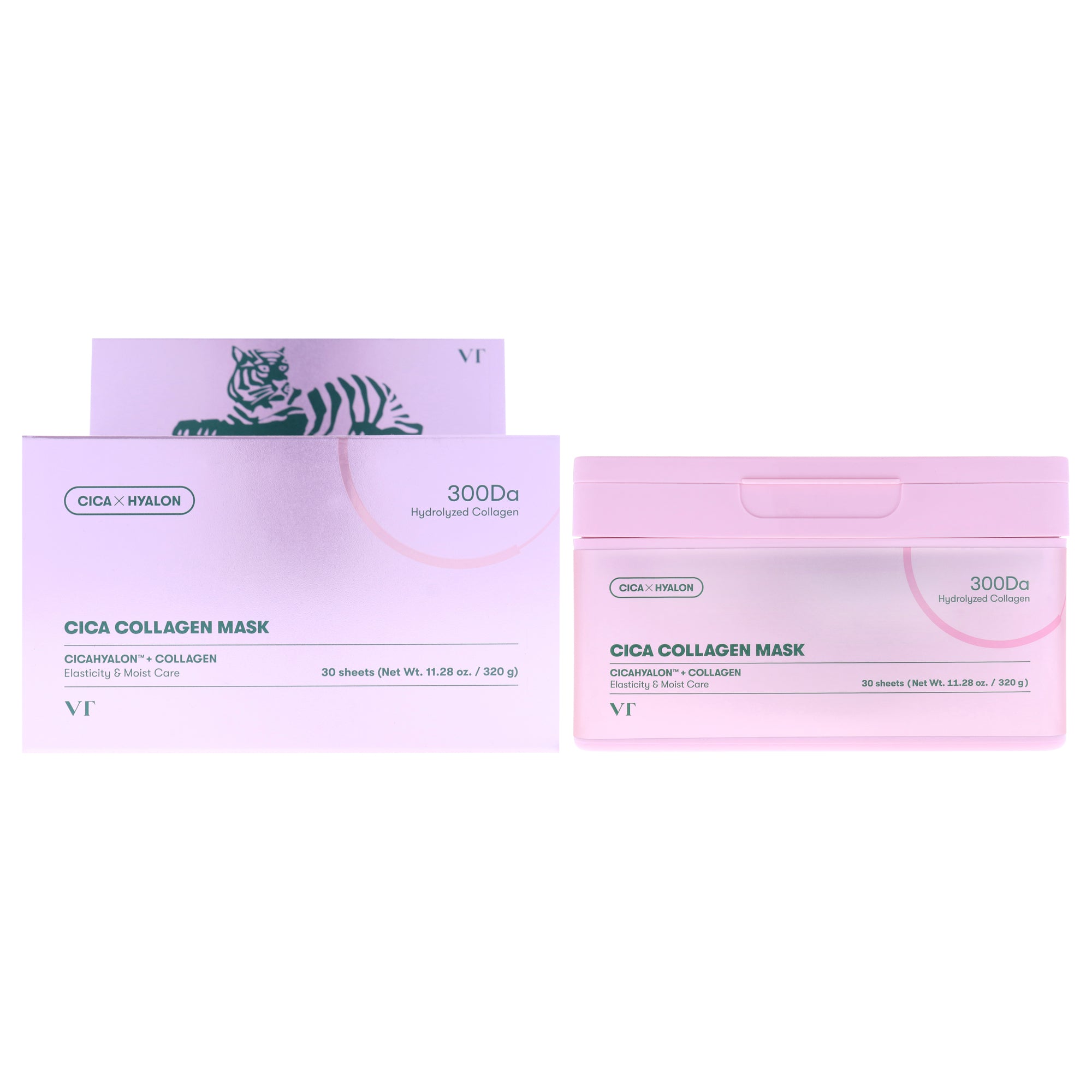 Cica Collagen Mask by Vt Cosmetics for Women - 30 Pc Mask
