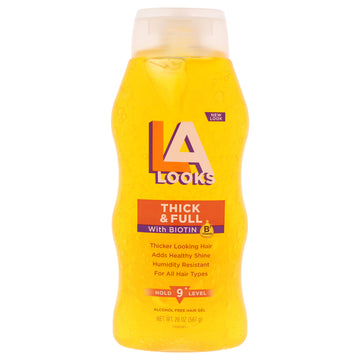 Thick and Full Hair Gel by L.A. Looks for Unisex - 20 oz Gel