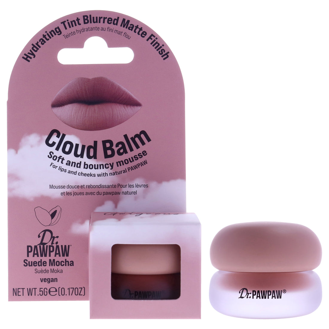 Cloud Balm - Suede Mocha by Dr. PawPaw for Women - 0.17 oz Lip Balm