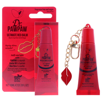 Charm Balm - Ultimate Red by Dr. PawPaw for Women - 0.33 oz Lip Balm