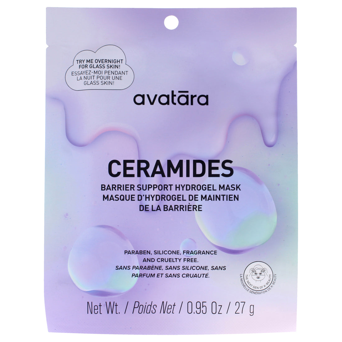 Ceramides Barrier Support Hydrogel Mask by Avatara for Women - 1 Pc Mask