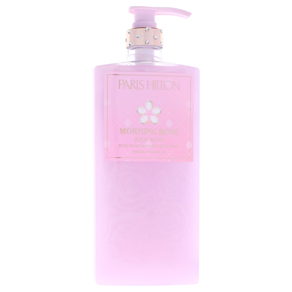 Body Wash - Morning Rose by Paris Hilton Cosmetics for Women - 33.81 oz Body Wash