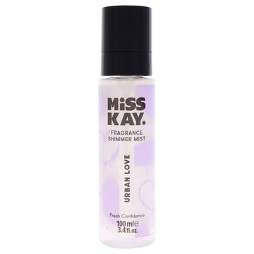 Fragrance Shimmer Mist - Urban Love by Miss Kay for Women - 3.4 oz Mist