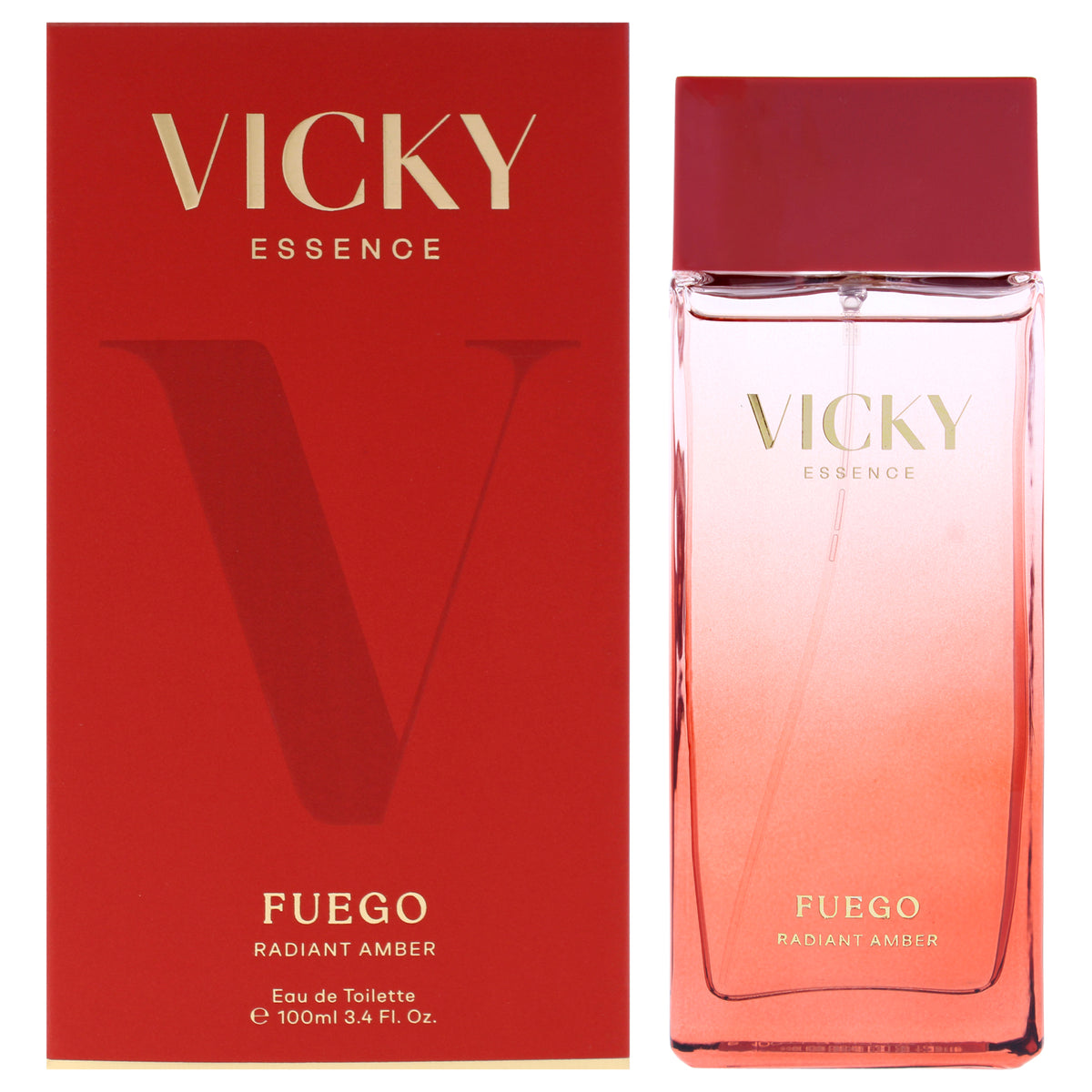 Fuego by Vicky Essence for Women - 3.4 oz EDT Spray