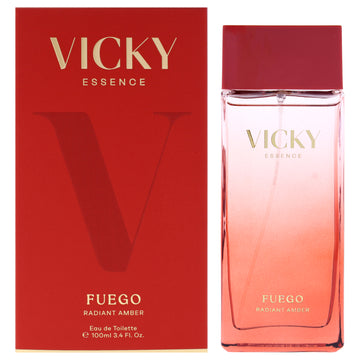 Fuego by Vicky Essence for Women - 3.4 oz EDT Spray