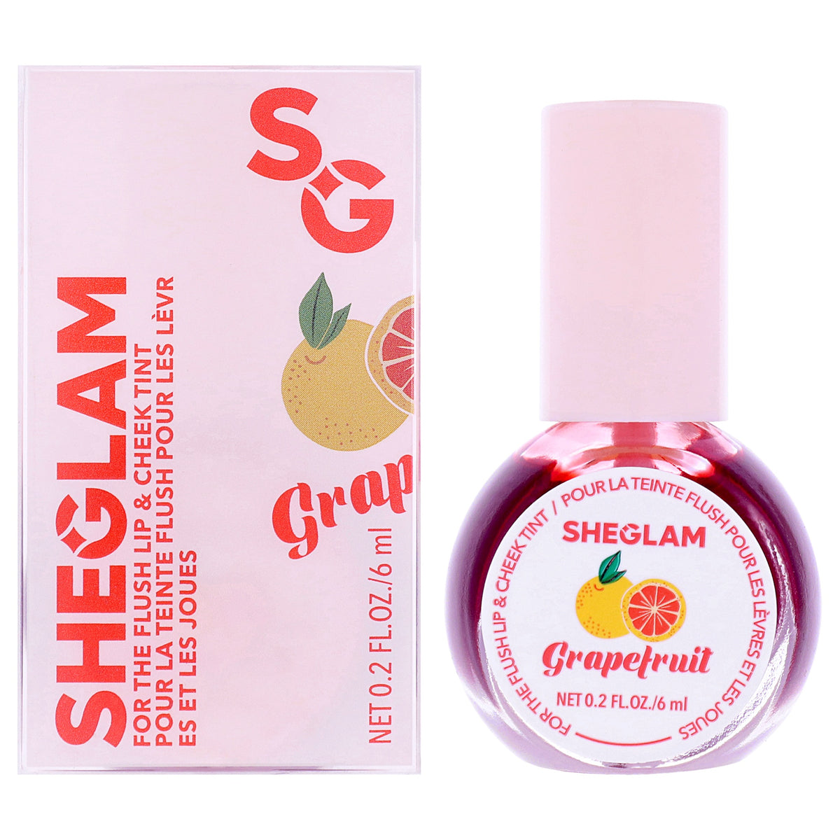For The Flush Lip and Cheek Tint - Fruit Punch by Sheglam for Women - 0.2 oz Makeup