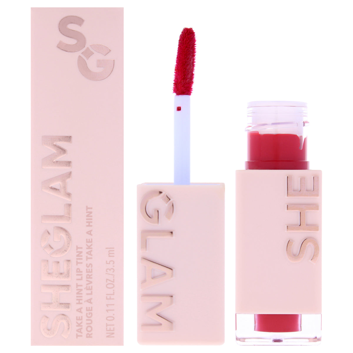 Take A Hint Lip Tint - Love On Tap by Sheglam for Women - 0.11 oz Lip Tint