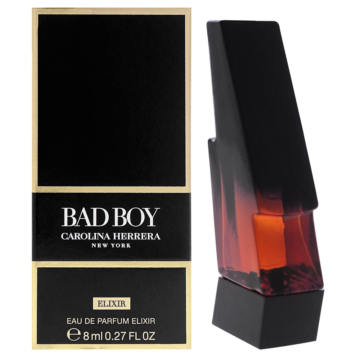 Bad Boy Elixir by Carolina Herrera for Men - 0.27 oz EDP Splash