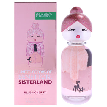 Sisterland - Blush Cherry by United Colors Of Benetton for Women - 2.7 oz EDP Spray